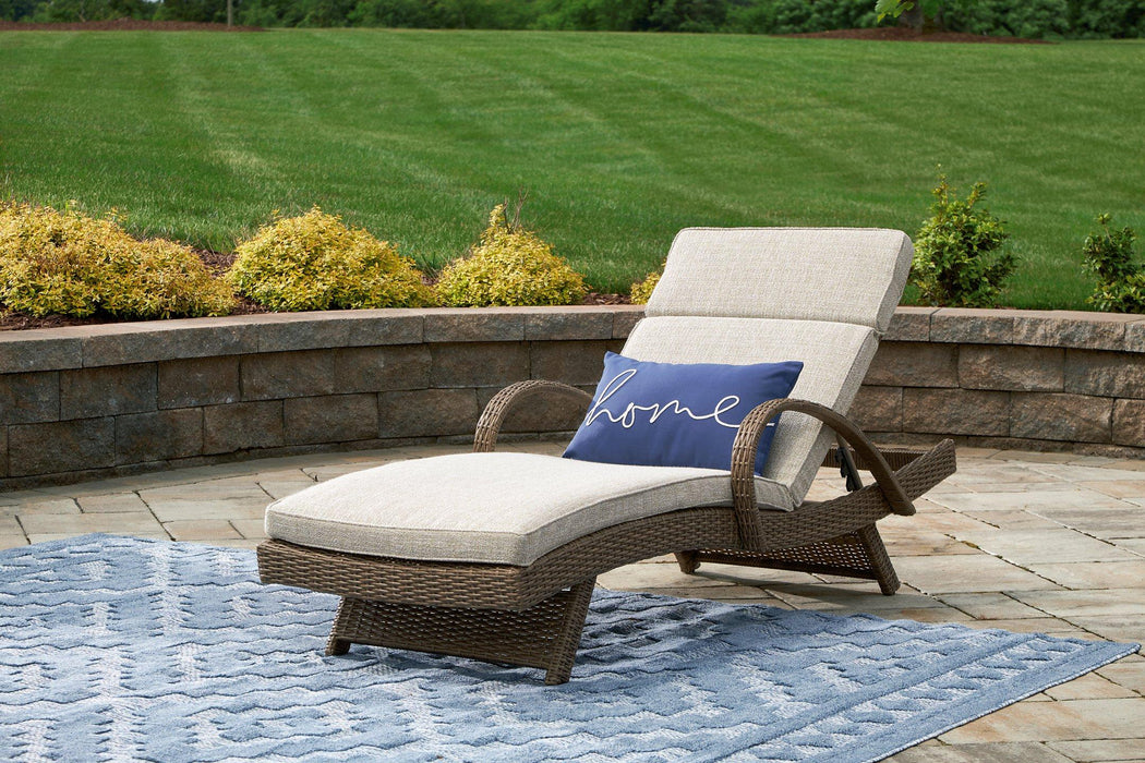 Beachcroft Outdoor Chaise Lounge with Cushion